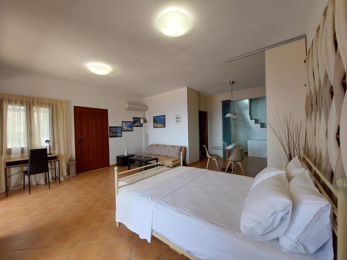 Horizon Studios With Sea View - Free Parking Glossa Exterior photo