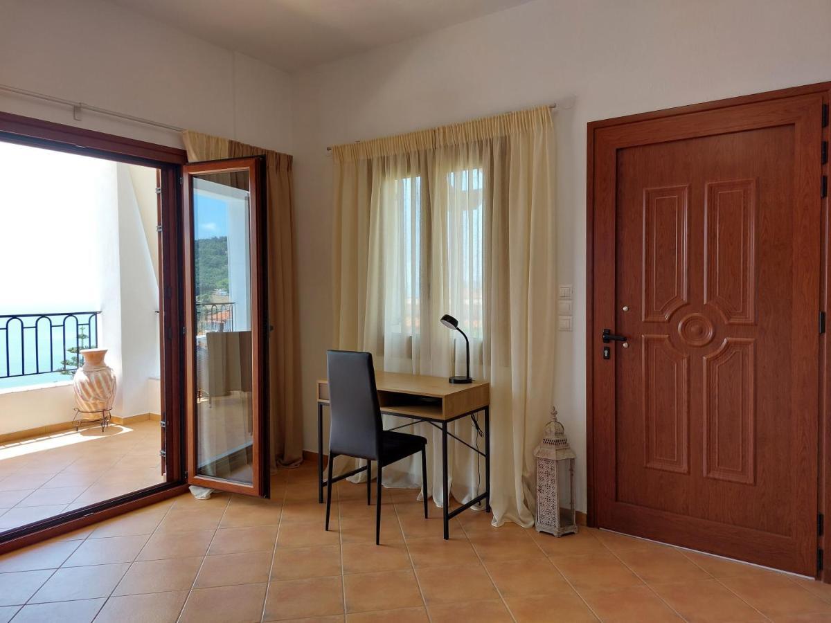 Horizon Studios With Sea View - Free Parking Glossa Exterior photo