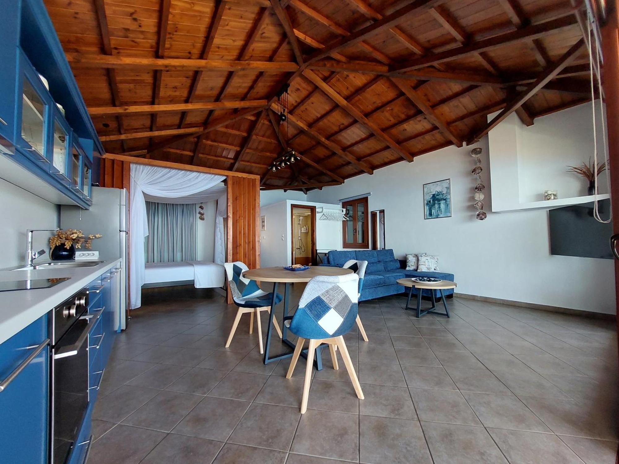 Horizon Studios With Sea View - Free Parking Glossa Exterior photo